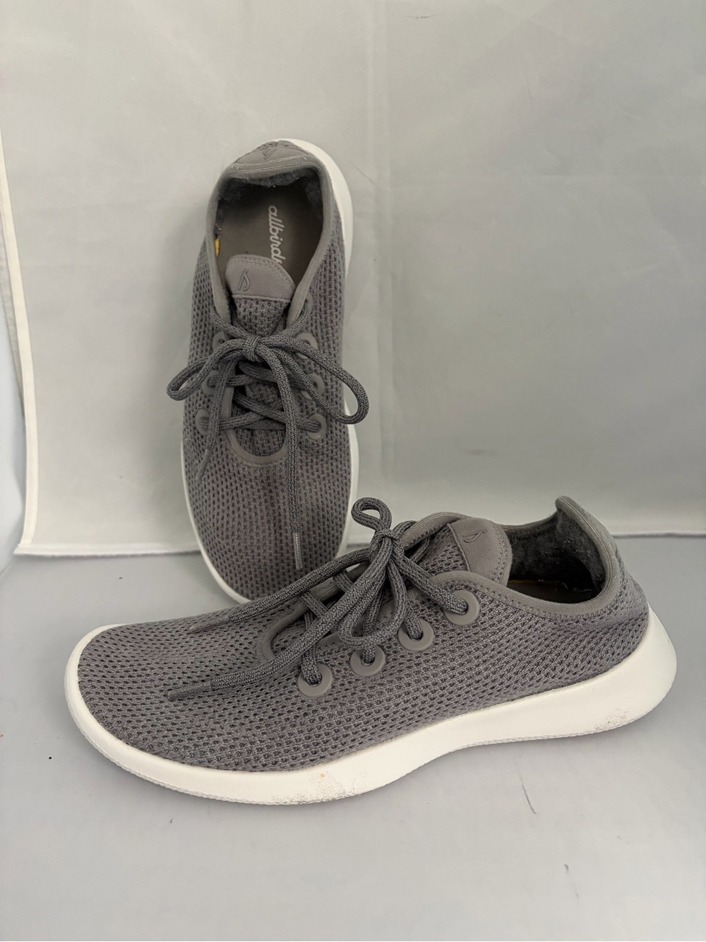 Allbirds Women's Sz 9 Gray Tree Runners Knit Athletic Sneakers